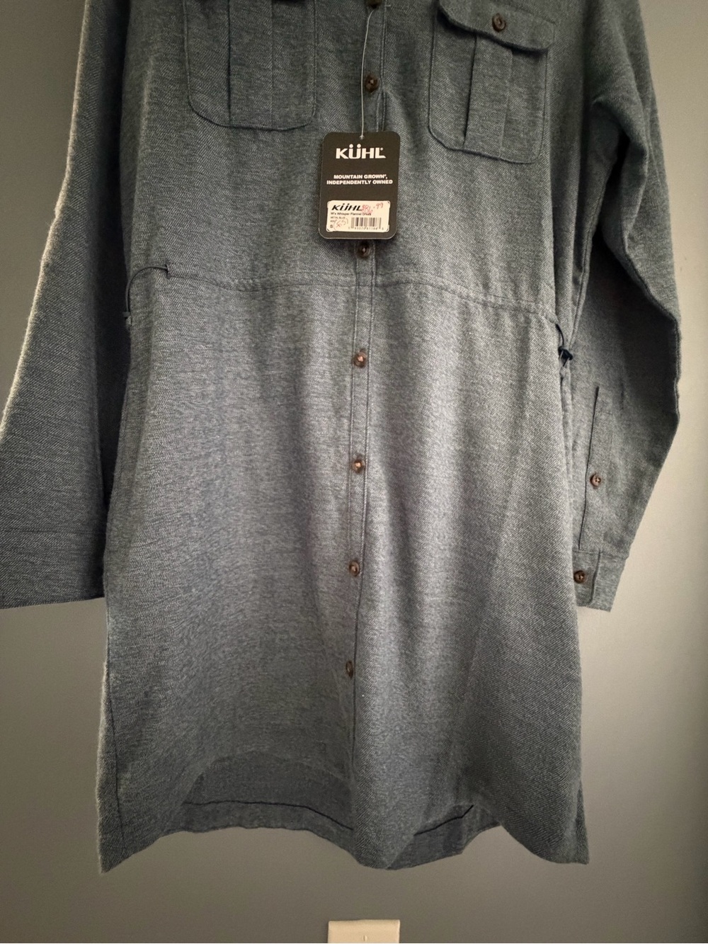 NWT Kuhl Whisper Flannel Dress - Picture 6 of 8